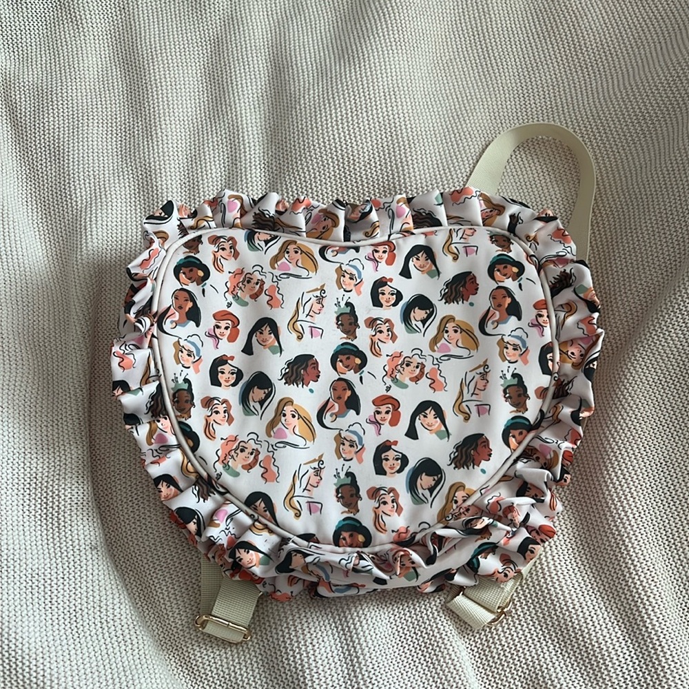 The Magic Box ruffle heart Disney princess backpack